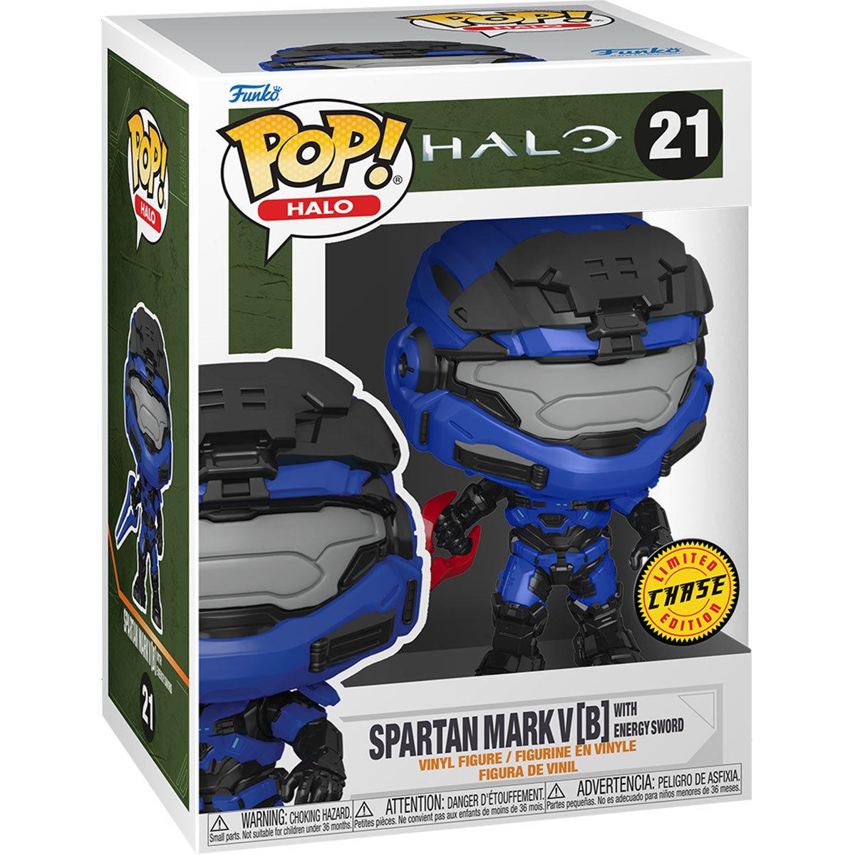 Spartan Mark V with Energy Sword 21 Chase - Funko Pop! Halo