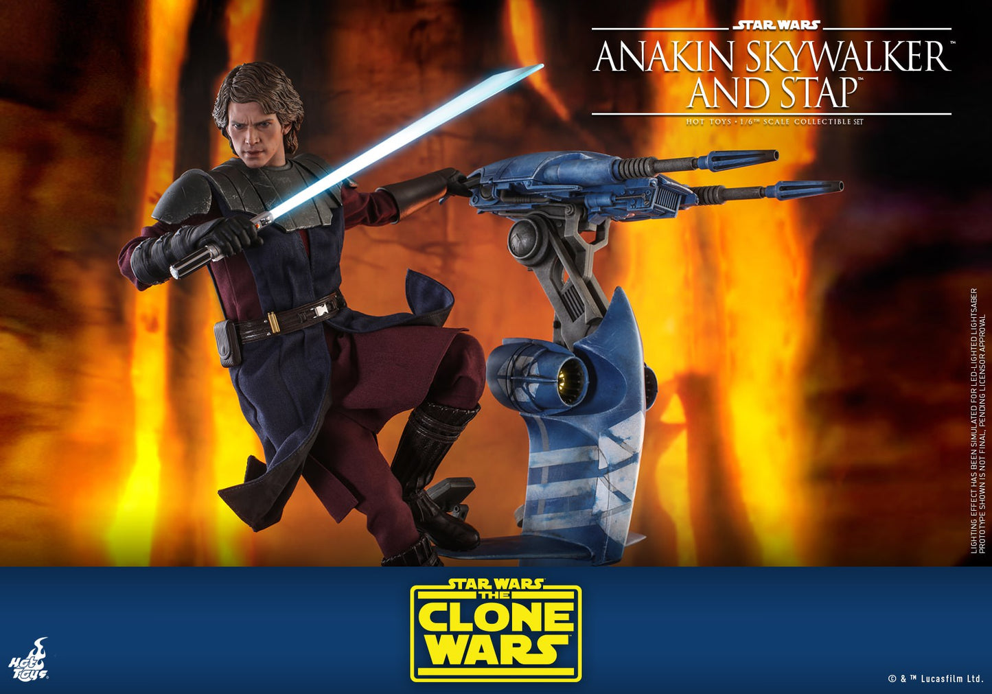 Anakin Skywalker and STAP S.E 1/6 - Star Wars: The Clone Wars Hot Toys