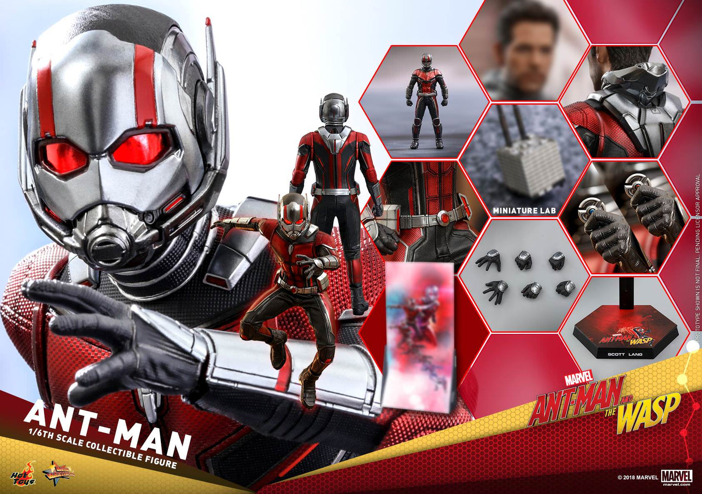 Ant-Man 1/6 - Ant-Man and the Wasp Hot Toys