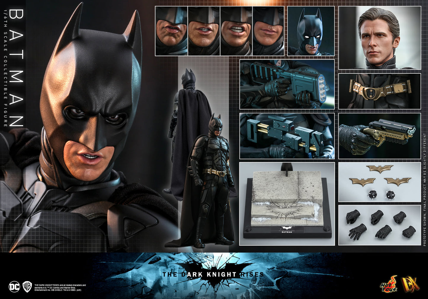 Batman (DX19) 1/6 - The Dark Knight Rises Hot Toys