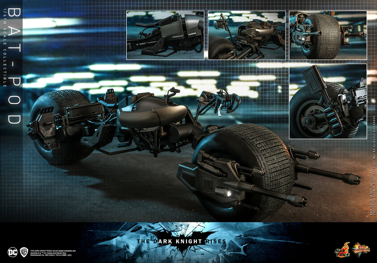 Bat-Pod 1/6 - The Dark Knight Rises Hot Toys