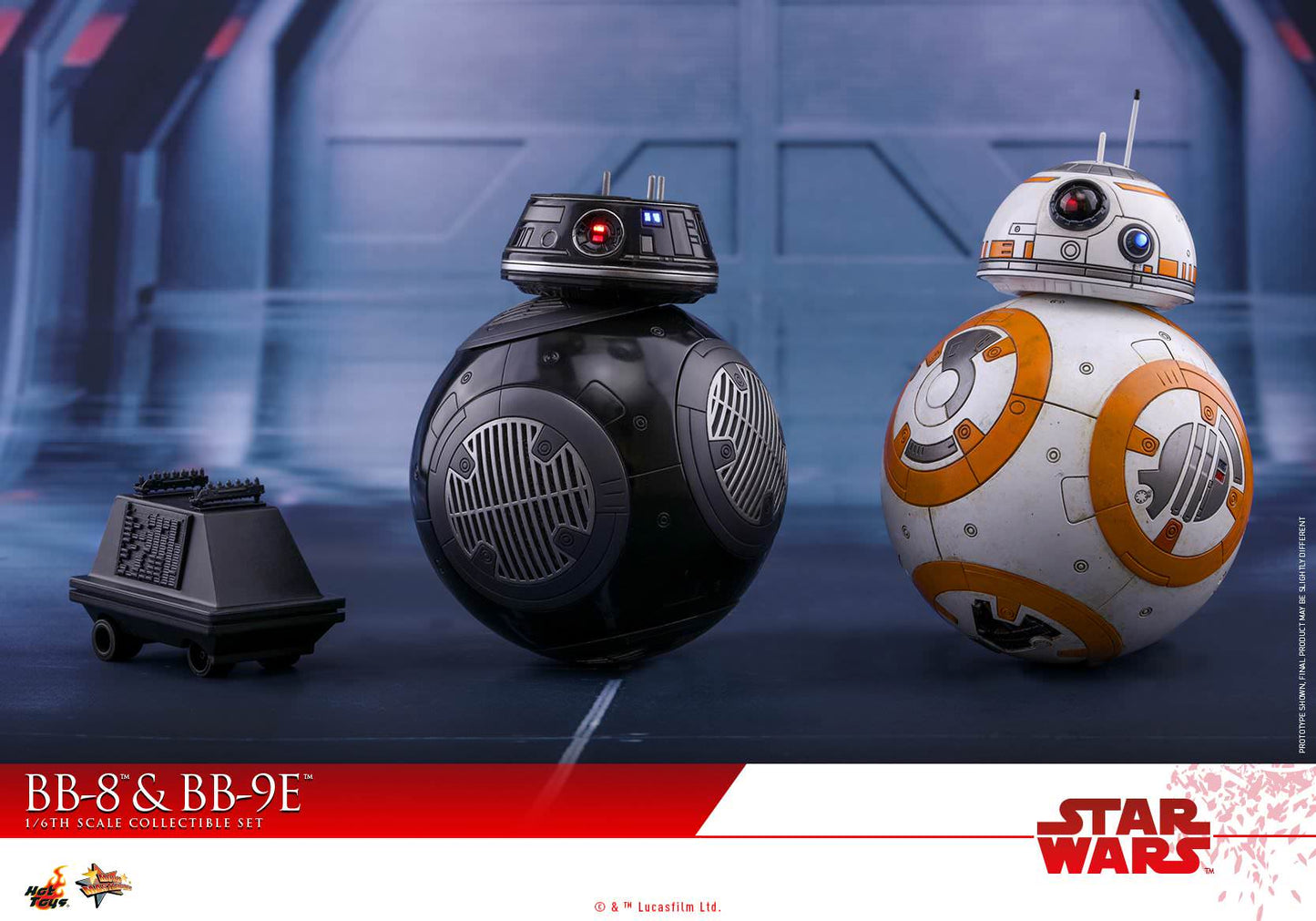 BB-8 and BB-9E 1/6 - Star Wars: The Last Jedi Hot Toys