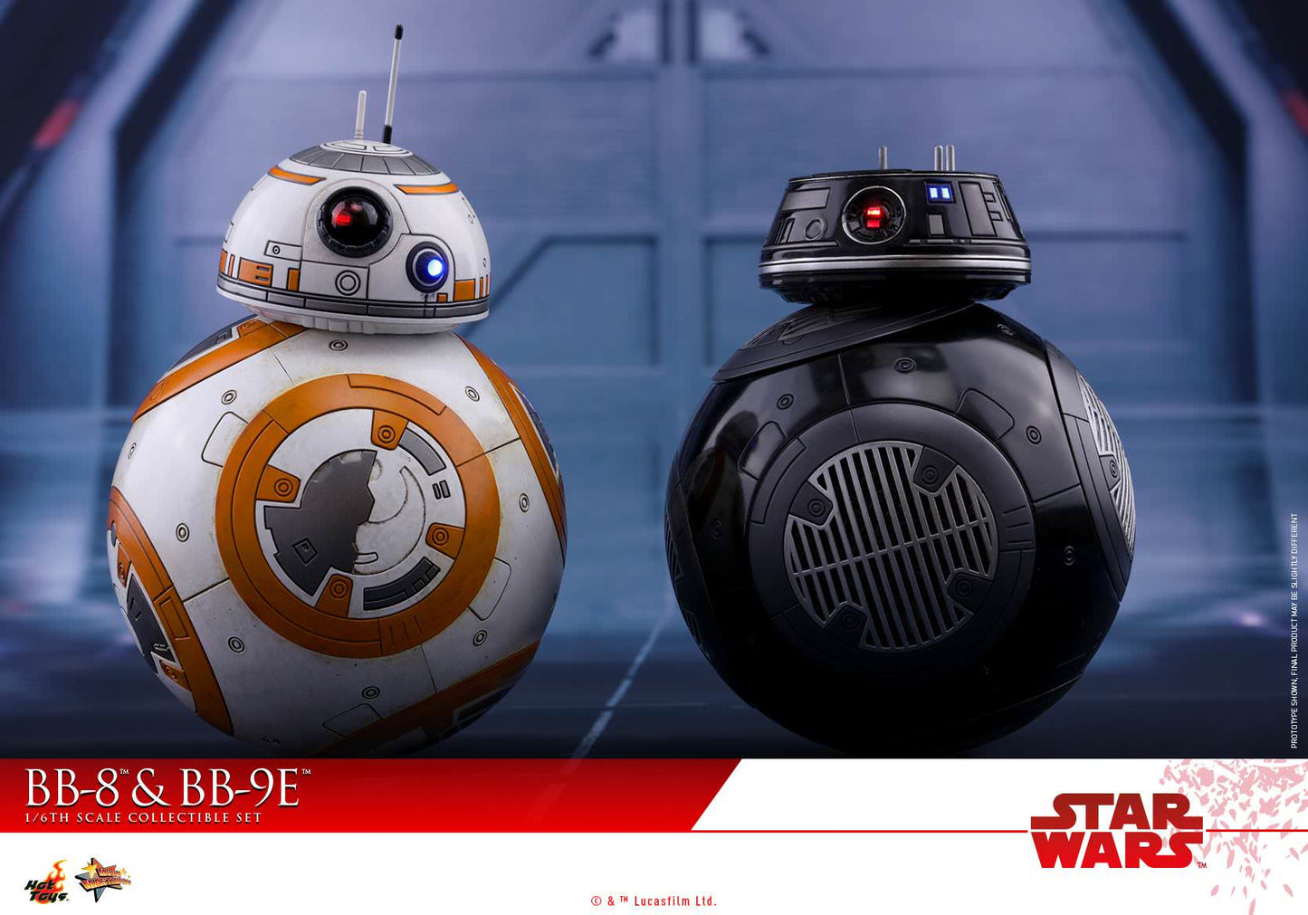BB-8 and BB-9E 1/6 - Star Wars: The Last Jedi Hot Toys