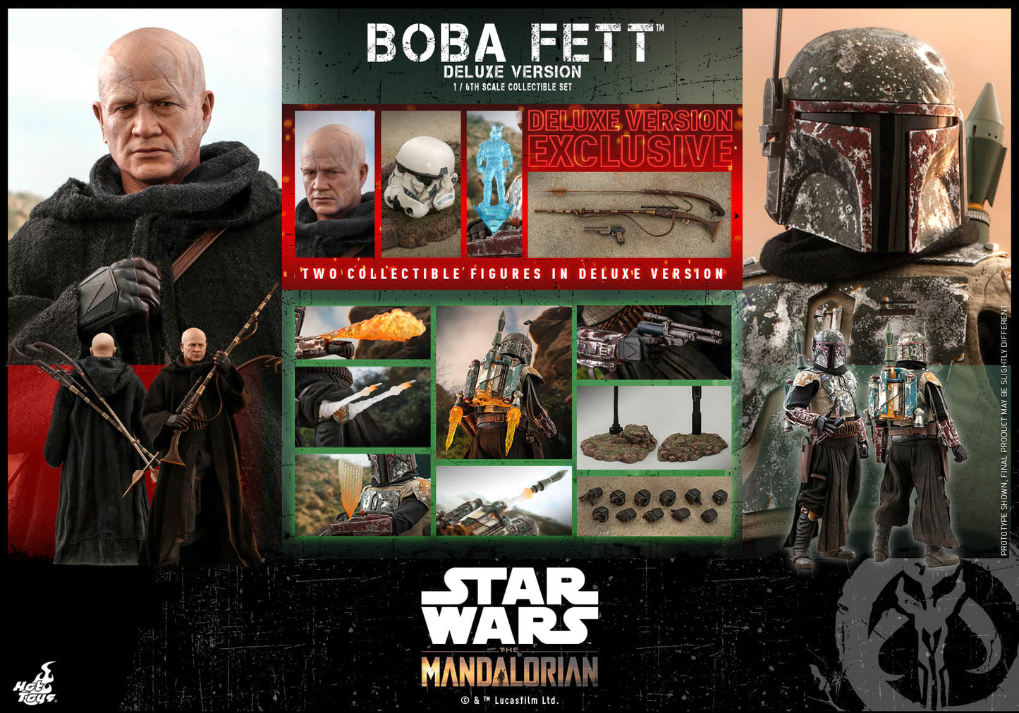 Boba Fett Deluxe 1/6 - Star Wars: The Mandalorian Hot Toys