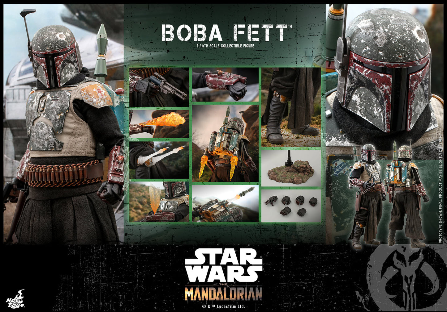Boba Fett 1/6 - Star Wars: The Mandalorian Hot Toys