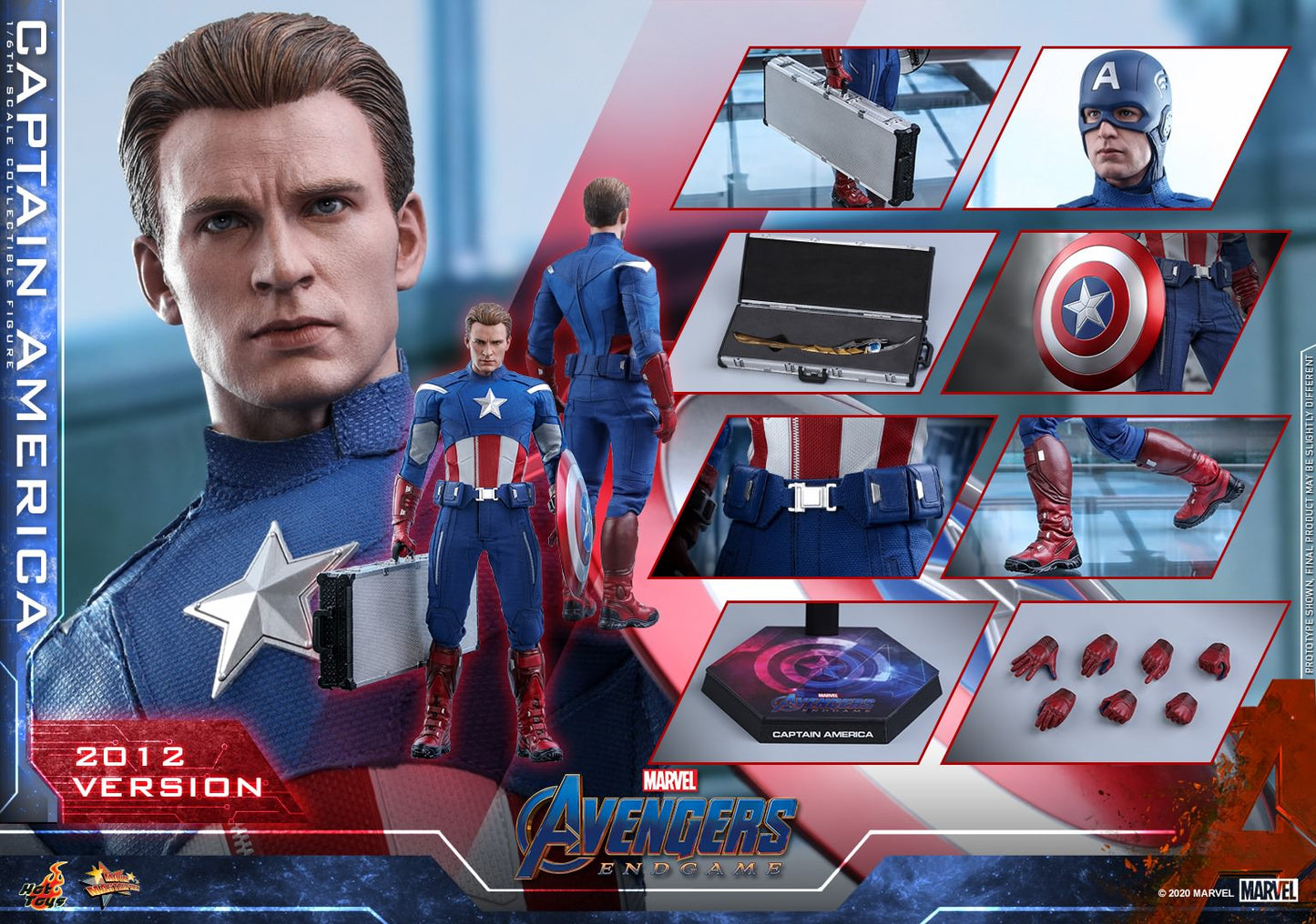Captain America 2012 Version 1/6 - Avengers: Endgame Hot Toys