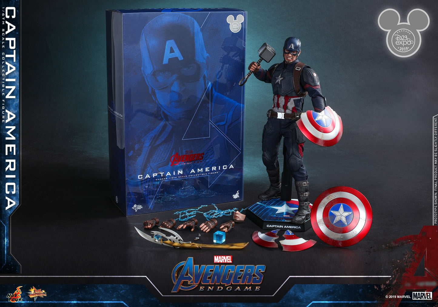 Captain America Disney Expo 2019 S.E 1/6 - Avengers: Endgame Hot Toys