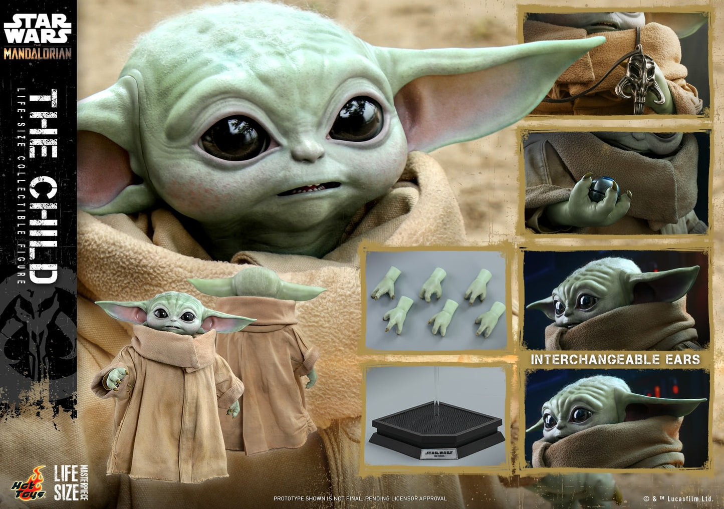 The Child 1/1 - Star Wars: The Mandalorian Hot Toys