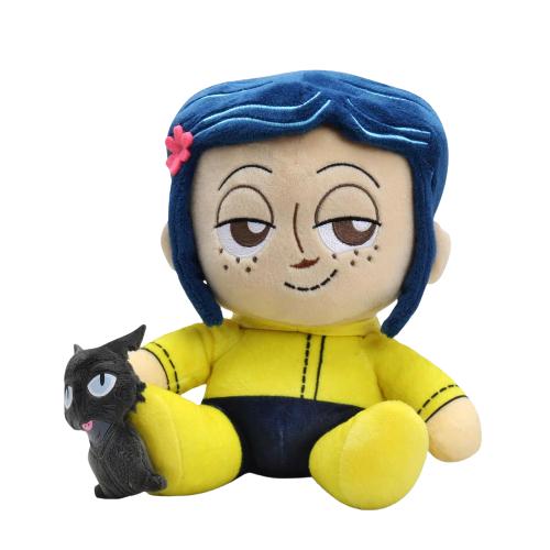Coraline and the Cat Phunny Plush - Coraline Kidrobot Peluches