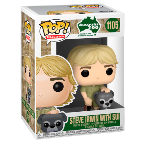 Steve Irwin with Sui 1105 - Funko Pop! Television