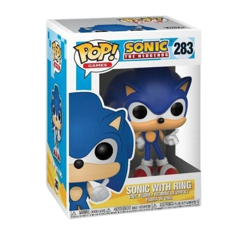 Sonic the Hedgehog with Ring 283 - Funko Pop! Games