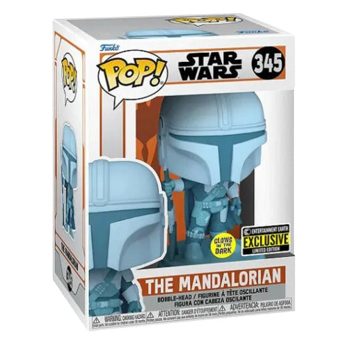 The Mandalorian Hologram 345 EE Exclusive - Funko Pop! Star Wars: The Mandalorian