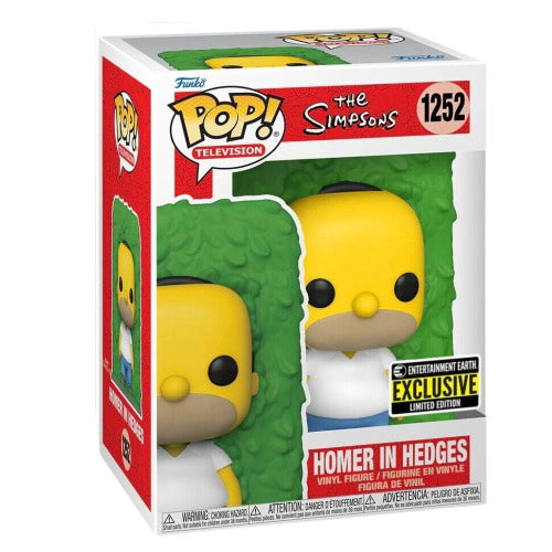 Homer in Hedges 1252 EE Exclusive - Funko Pop! Television
