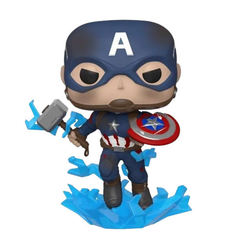 Captain America with Broken Shield and Mjölnir 573 - Funko Pop! Avengers: Endgame