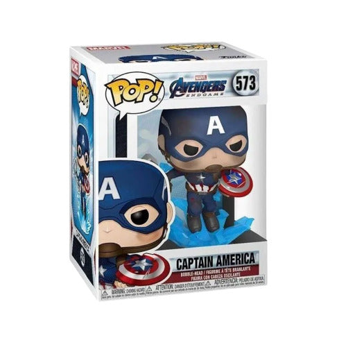 Captain America with Broken Shield and Mjölnir 573 - Funko Pop! Avengers: Endgame