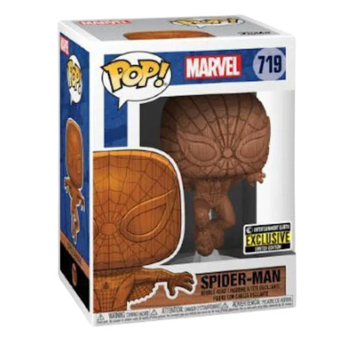 Spider-Man Wood Deco 719 EE Exclusive - Funko Pop! Marvel