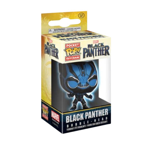 Black Panther Blue Glow - Funko Pocket Pop! Key Chain