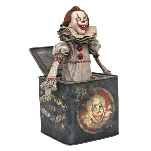 Pennywise In the Box Gallery Diorama - IT: Chapter 2 Diamond Select Toys
