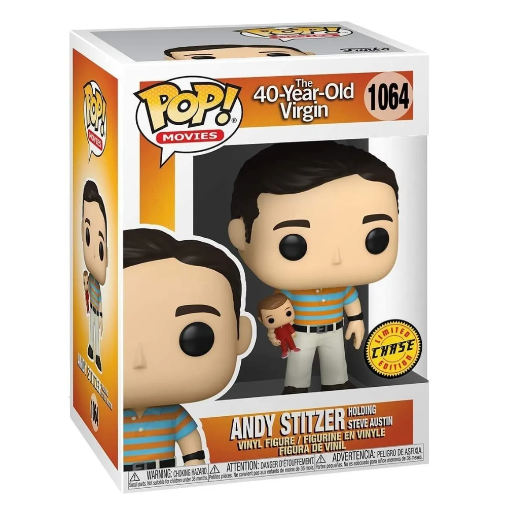 Andy Stitzer Holding Steve Austin 1064 Chase - Funko Pop! Movies