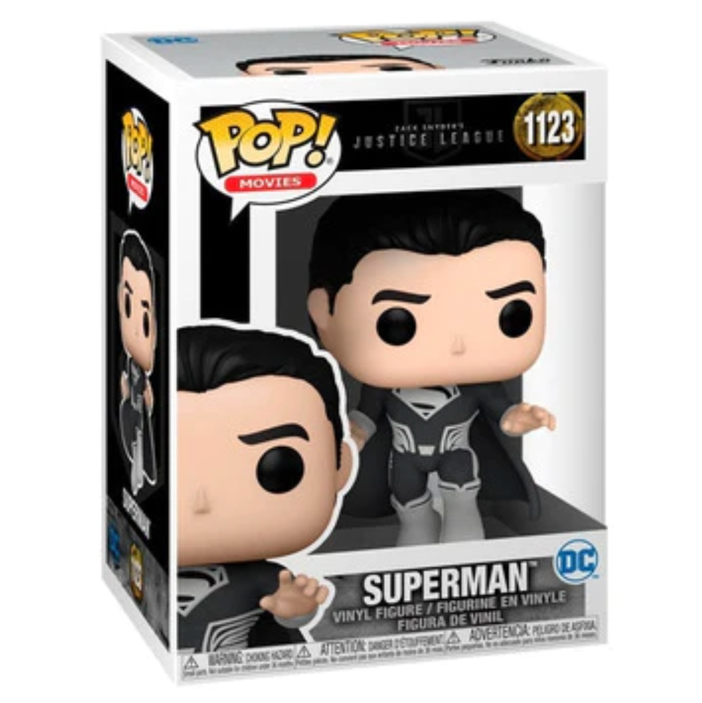 Superman Black Suit 1123 - Funko Pop! Movies