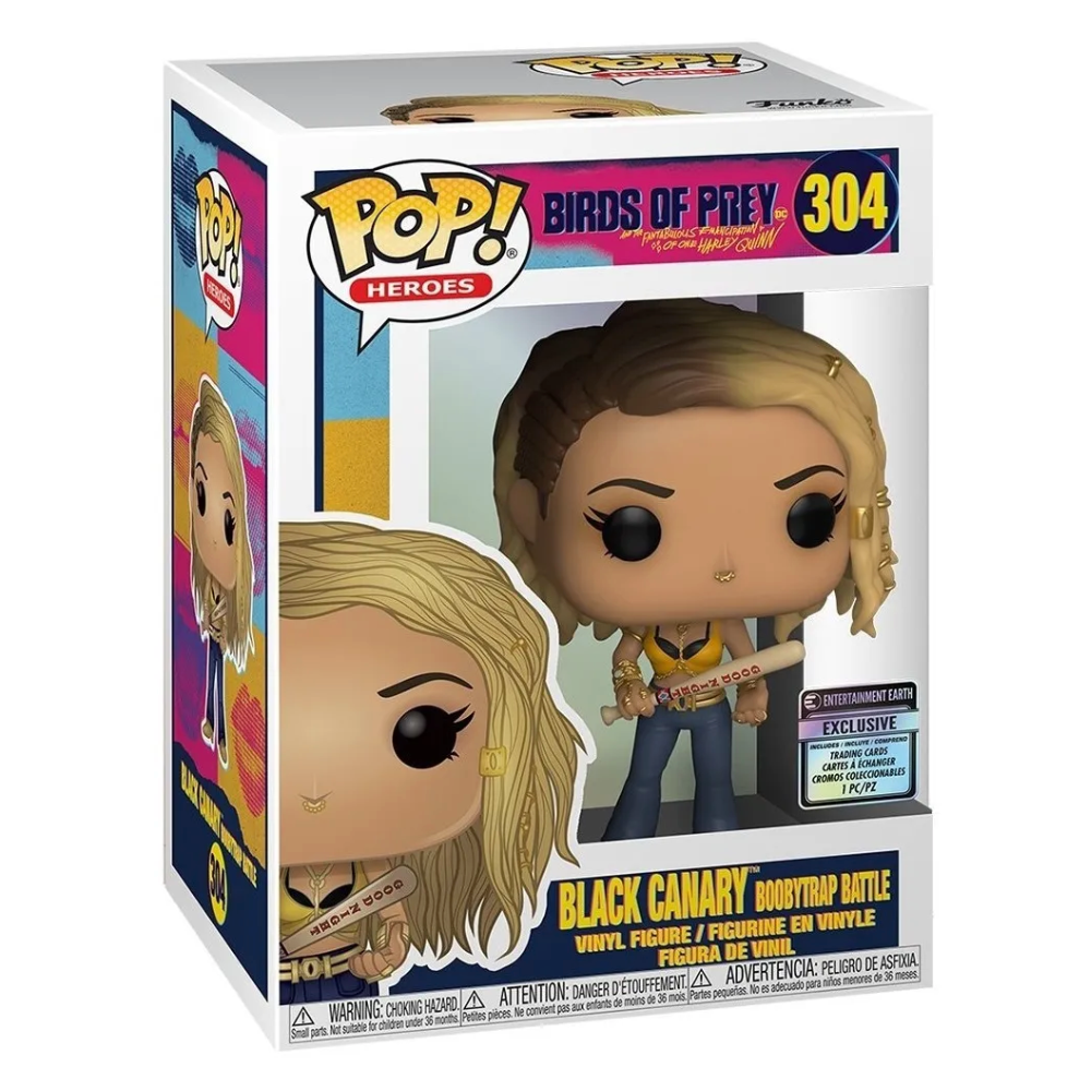 Black Canary Boobytrap Battle 304 EE Exclusive - Funko Pop! Heroes