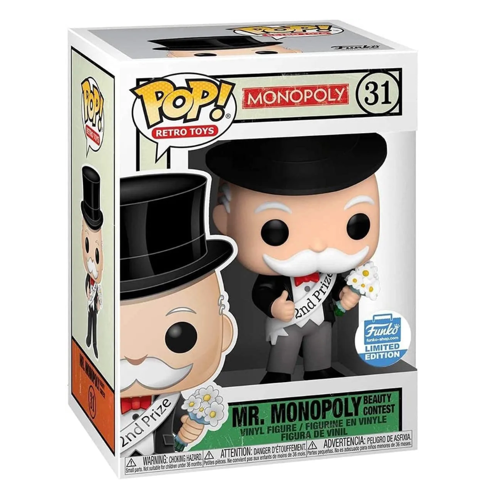 Mr. Monopoly Beauty Contest 31 Funko Store Exclusive - Funko Pop! Retro Toys