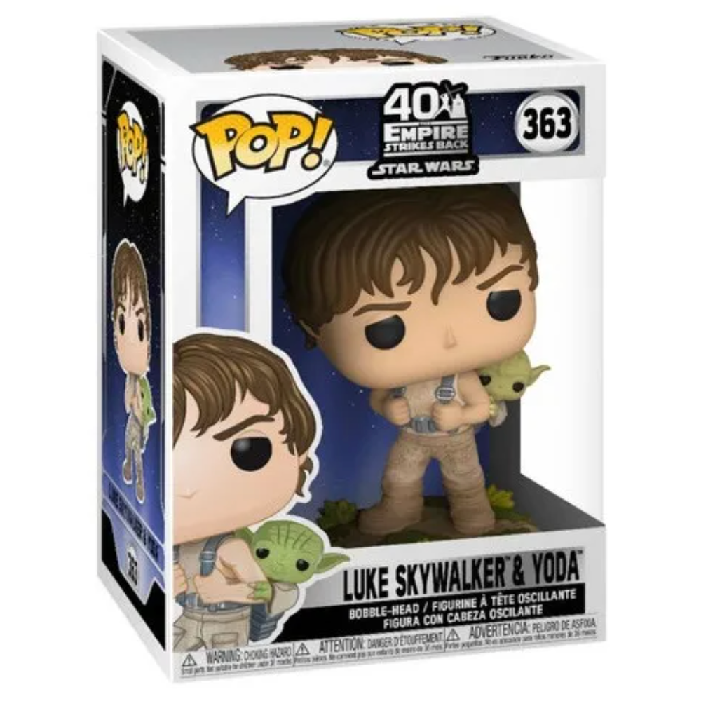 Luke Skywalker & Yoda 363 - Funko Pop! Star Wars: TESB 40th Anniversary