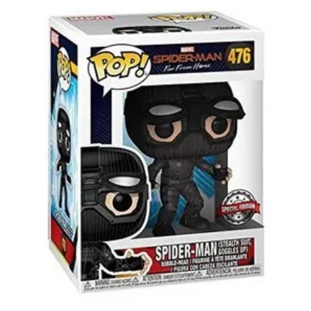 Spider-Man Stealth Suit with Goggles Up 476 S.E - Funko Pop! Spider-Man: Far From Home