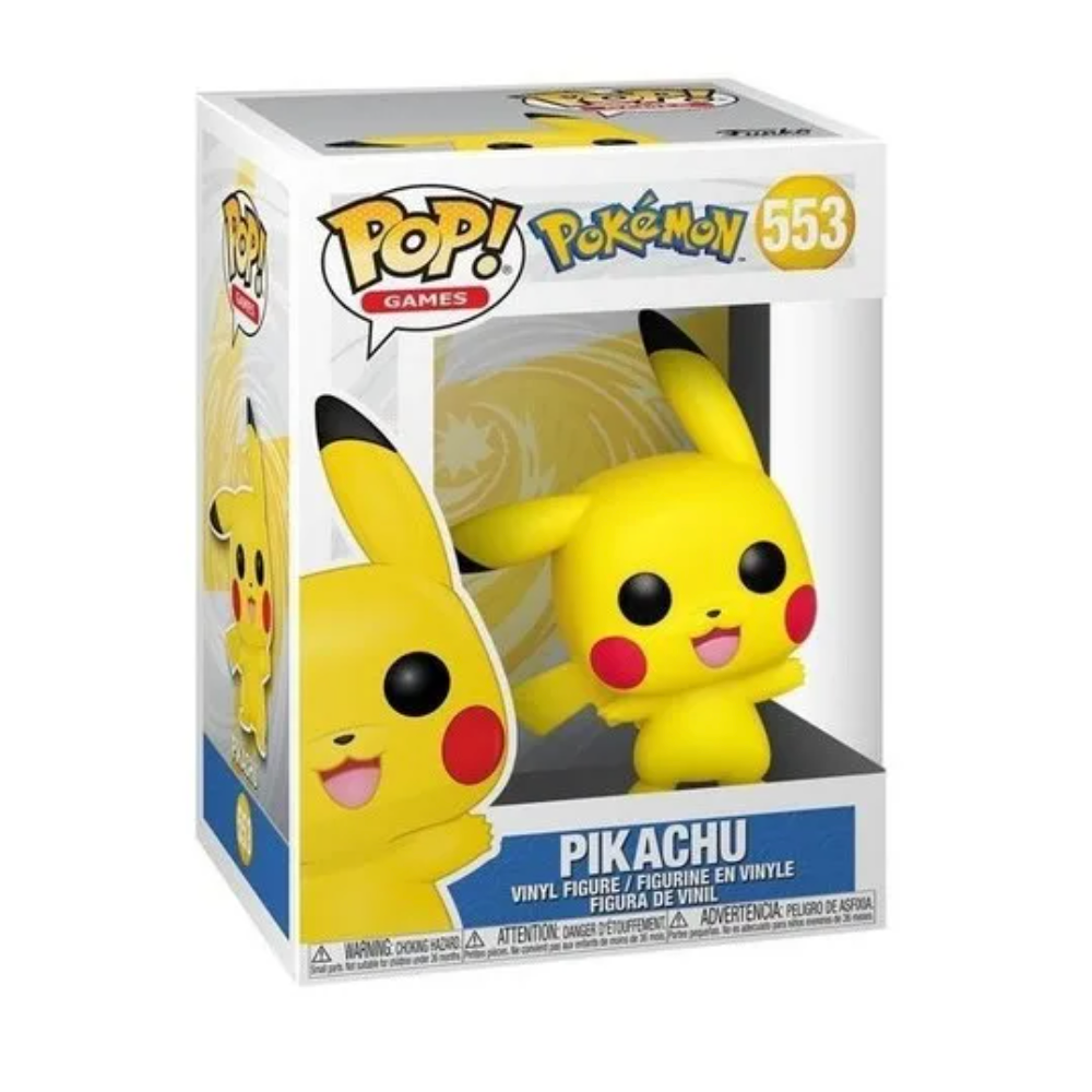 Pikachu Waving 553 - Pokemon Go Funko Pop! Games