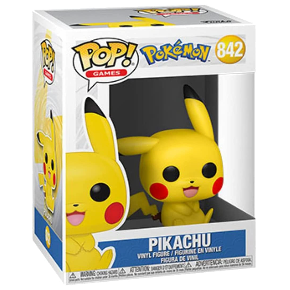Pikachu Sitting 842 - Pokemon: GO Funko Pop! Games
