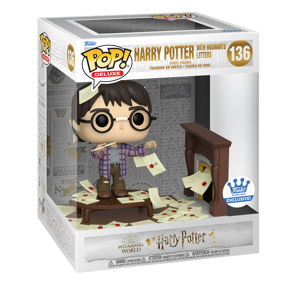 Harry with Hogwarts Letters 136 Funko Shop Exclusive - Funko Pop! Deluxe