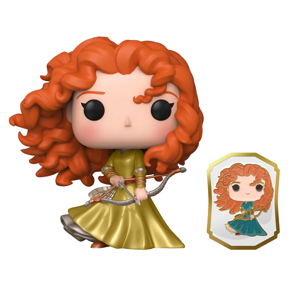 Merida Gold (with Pin) 324 Funko Shop Exclusive - Funko Pop! Disney Princess