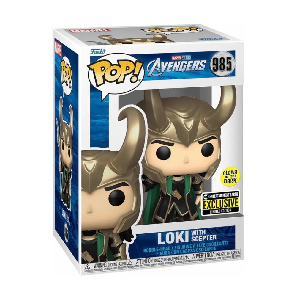Loki with Scepter 985 EE Exclusive - Funko Pop! Avengers