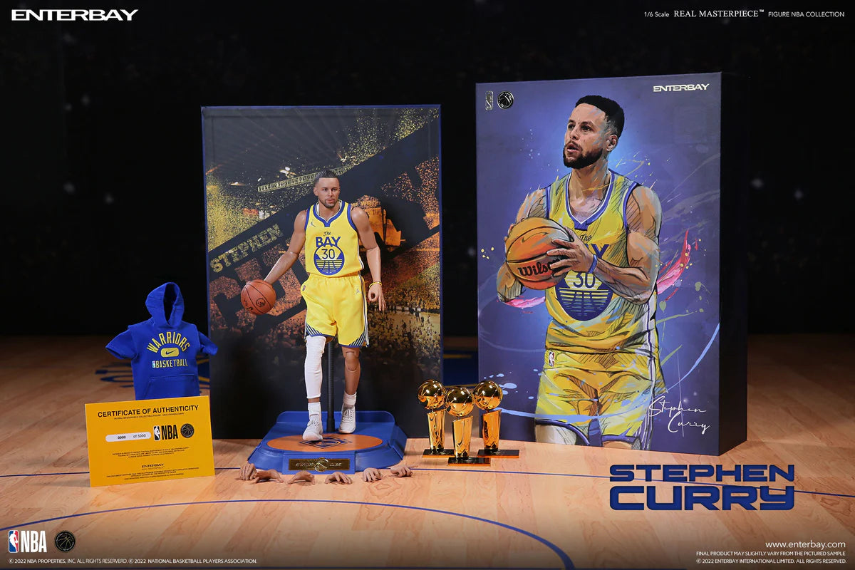 Stephen Curry 1/6 - NBA Real Masterpiece Enterbay