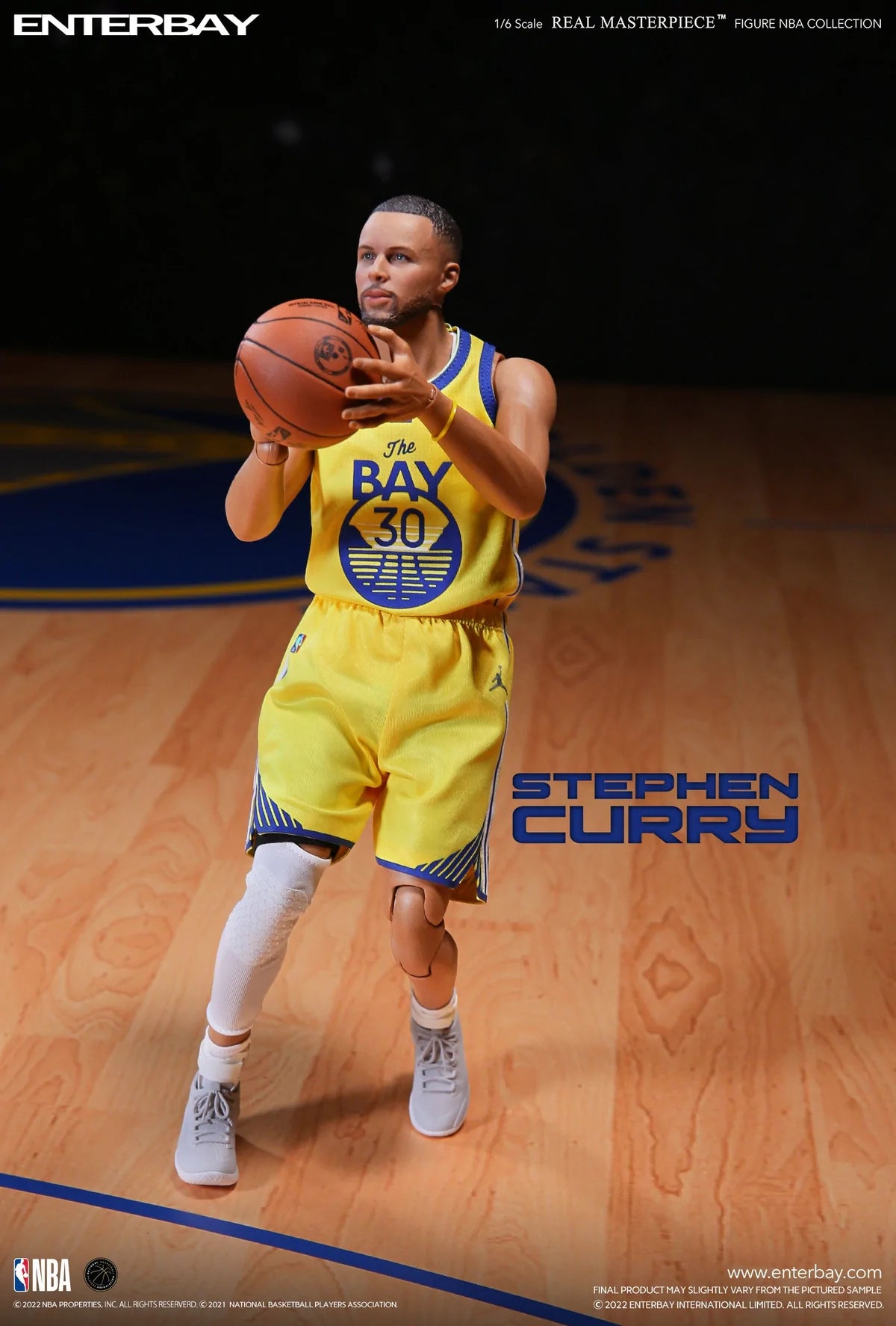 Stephen Curry 1/6 - NBA Real Masterpiece Enterbay