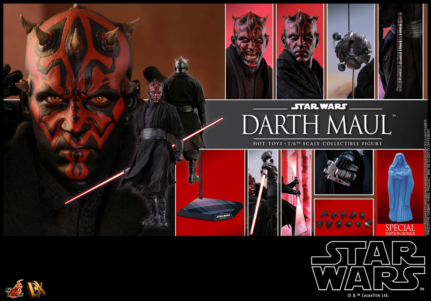 Darth Maul S.E 1/6 - Star Wars: The Phantom Menace Hot Toys