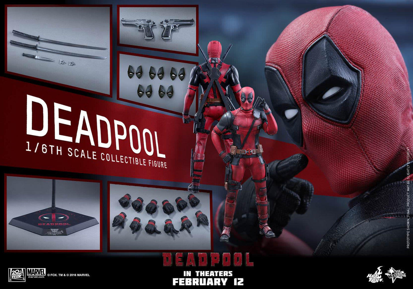 Deadpool 1/6 - Deadpool Hot Toys