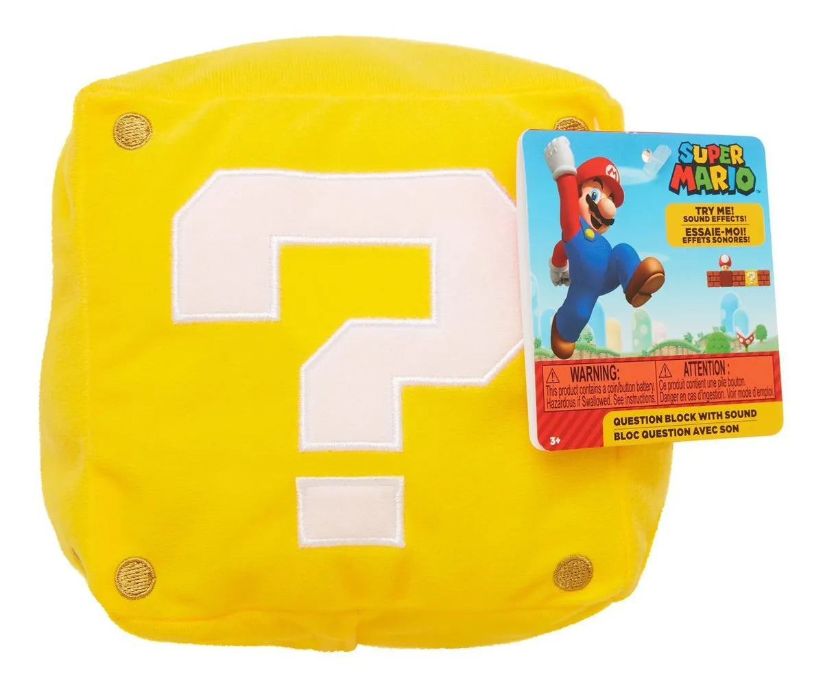 Bloque Interrogación - Super Mario Jakks Peluches