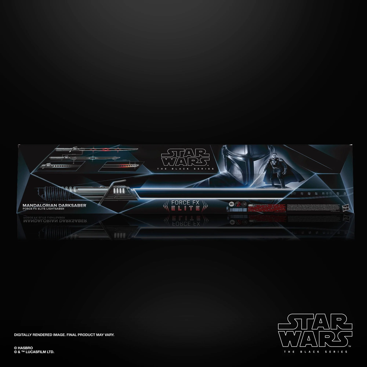 Darksaber Lightsaber Force FX Elite - Star Wars Hasbro Black Series