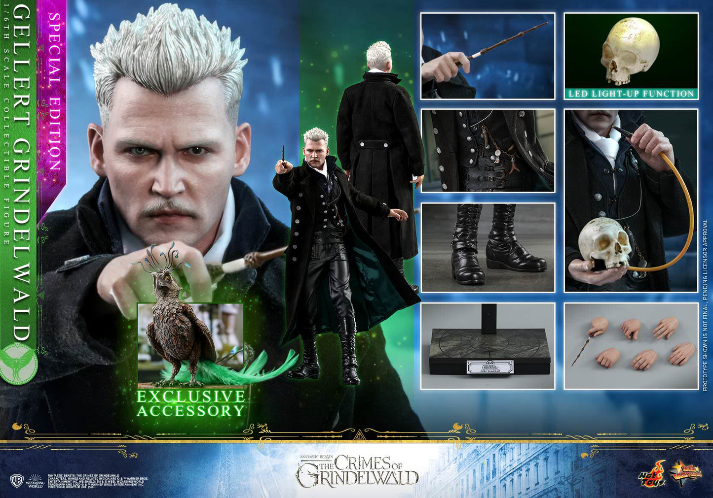 Gellert Grindelwald S.E 1/6 - Fantastic Beast: The Crimes of Grindelwald Hot Toys