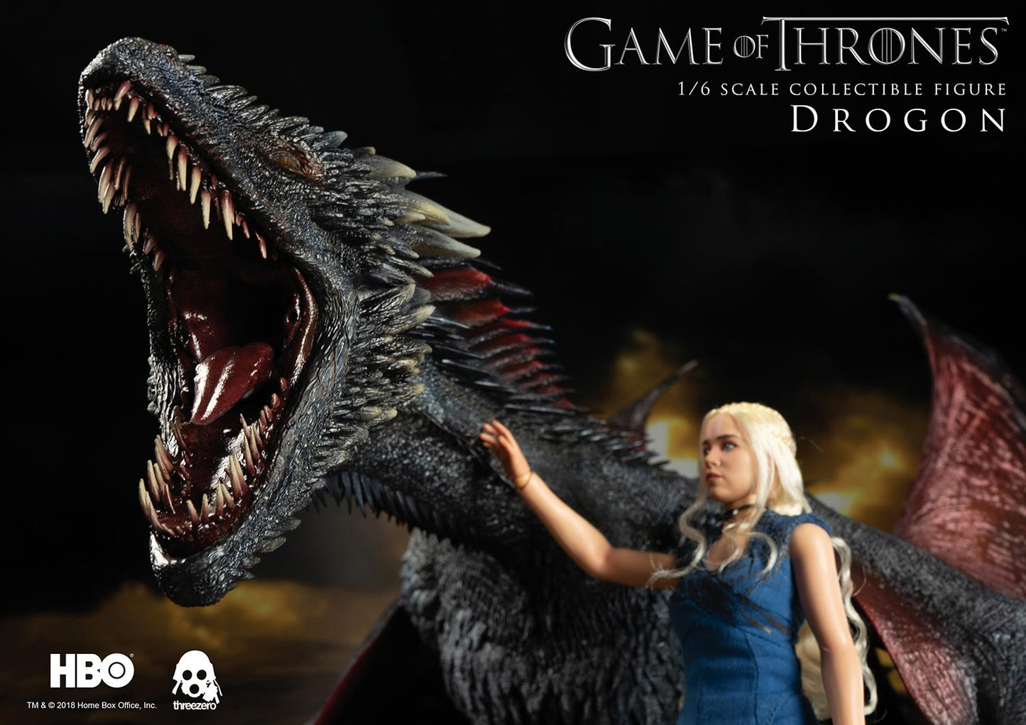 Drogon 1/6 - Game of Thrones Threezero Statue