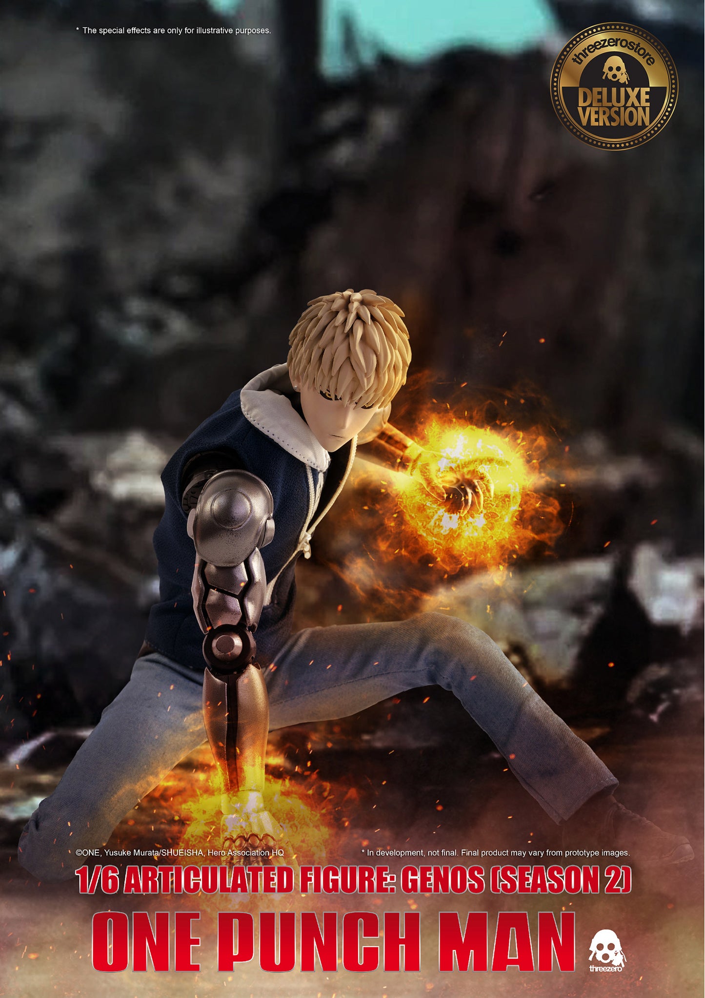 Genos (Season 2) Deluxe 1/6 - One Punch Man Threezero