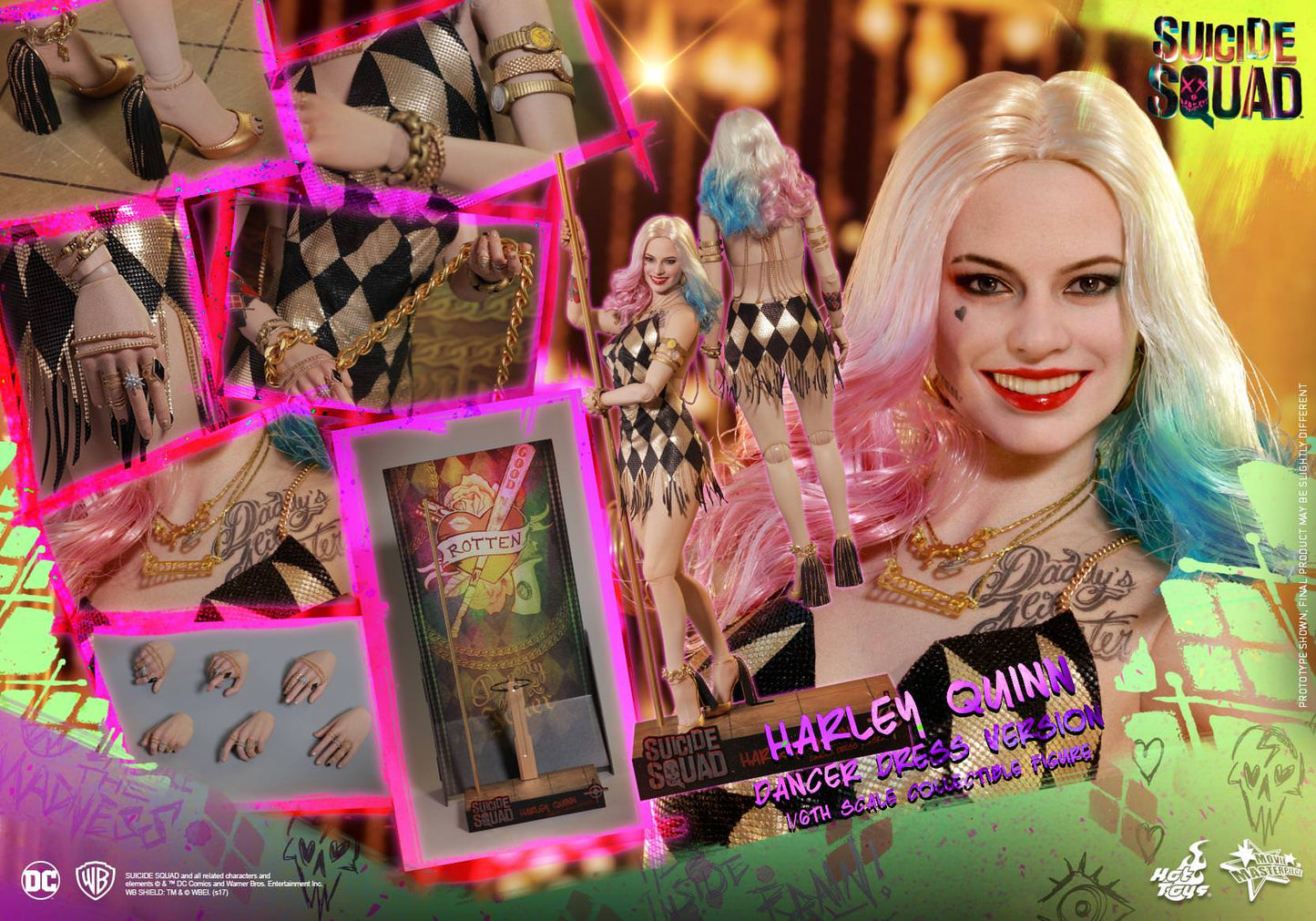 Harley Quinn Dancer Dress 1/6 - Suicide Squad Hot Toys