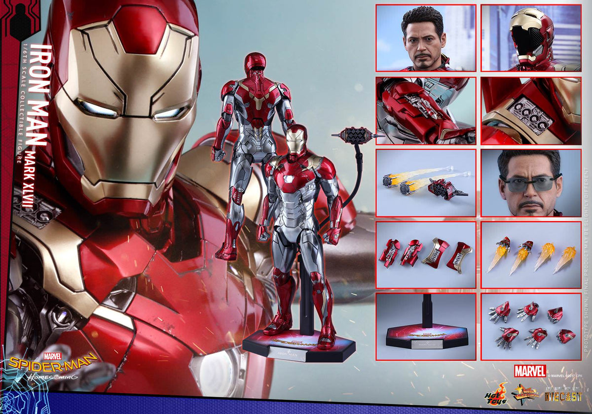Iron Man Mark XLVII 1/6 - Spider-Man: Homecoming Hot Toys Die-Cast Metal
