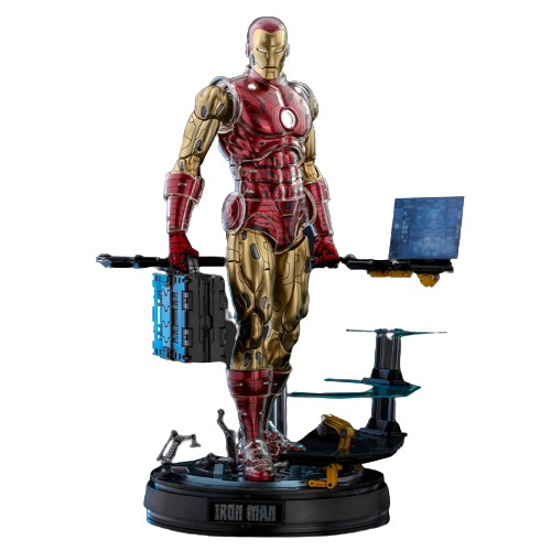 Iron Man (The Origins Collection) Deluxe 1/6 - Marvel Comics Hot Toys Die-Cast Metal