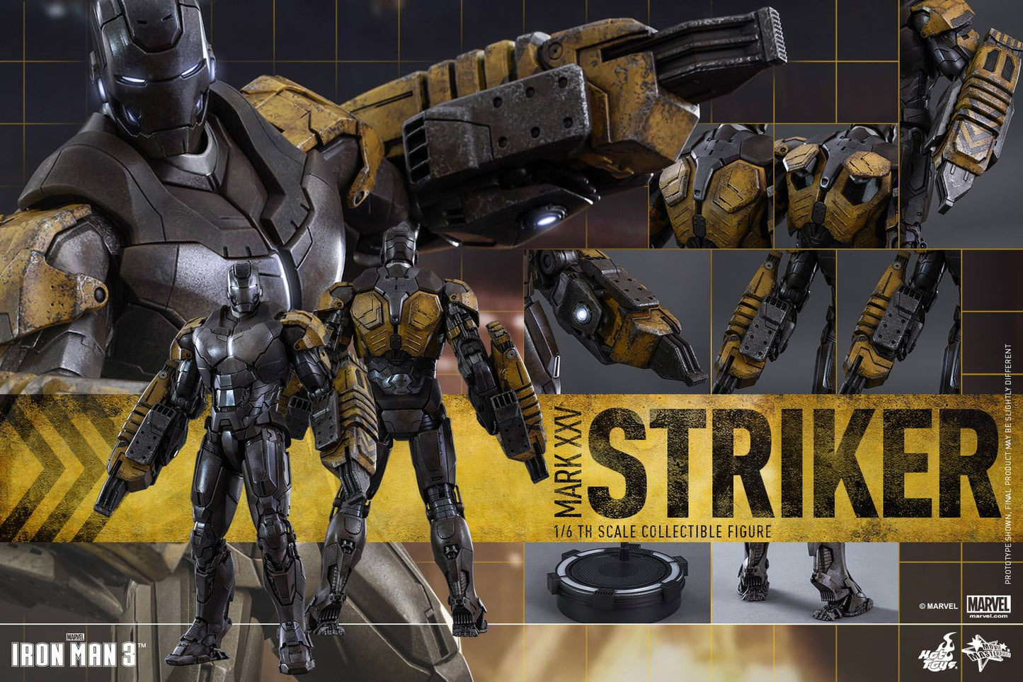 Iron Man Mark XXV Striker 1/6 - Iron Man 3 Hot Toys