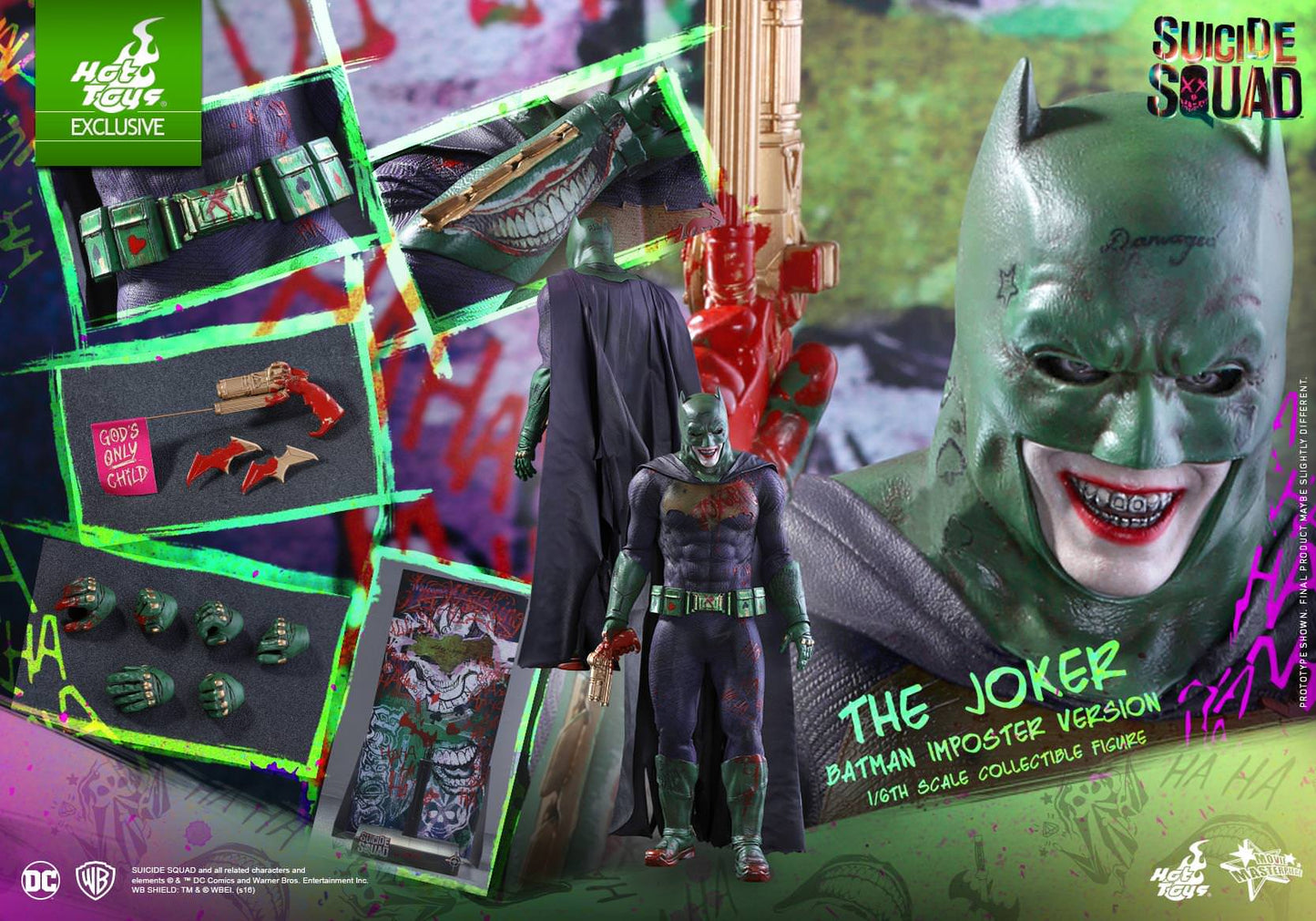 The Joker Batman Imposter Version Exclusive 1/6 - Suicide Squad Hot Toys