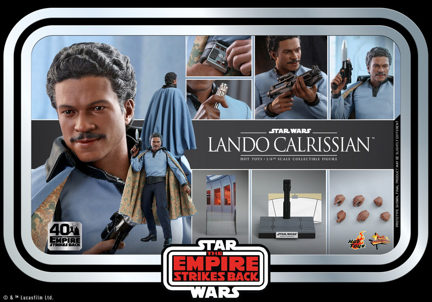 Lando Calrissian 40th Anniversary 1/6 - Star Wars: The Empire Strikes Back Hot Toys