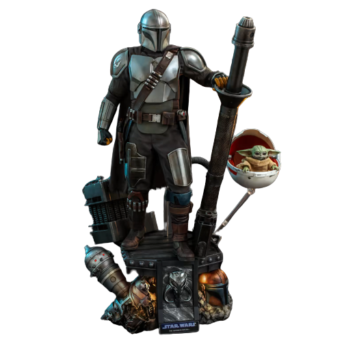 The Mandalorian & The Child Deluxe 1/4 - Star Wars: The Mandalorian Hot Toys