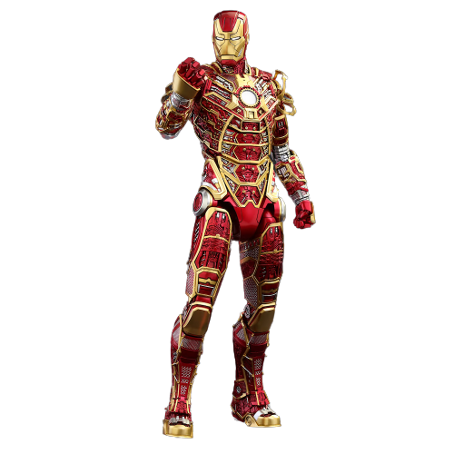 Iron Man Mark XLI Bones Armor Retro Version 1/6 - Iron Man 3 Hot Toys